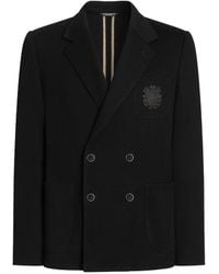 Dolce & Gabbana - Portofino Double- Breasted Jersey Jacket - Lyst