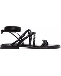Stuart Weitzman - Calypso Flat Sandals - Lyst