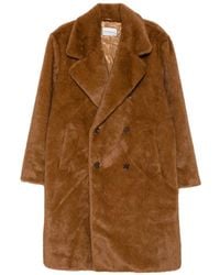 Drole de Monsieur - Double-Breasted Faux-Fur Coat - Lyst