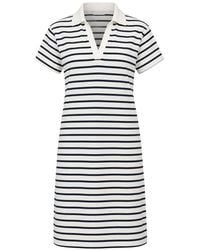 Tommy Hilfiger - Striped Polo Mini Dress - Lyst