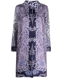 Pierre Louis Mascia - Aloe Reversible Silk Coat - Lyst