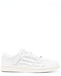Amiri - Baskets basses skel-top blanches - Lyst