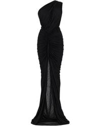 Rick Owens - Avra One-Shoulder Ruched Maxi Dress - Lyst