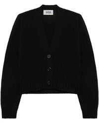 Alpha Studio - Vest Met V-Hals En Knoop - Lyst