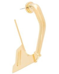 Ambush Asymmetrische Oorringen - Metallic