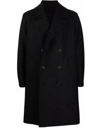 Harris Wharf London - Double-Breasted Tailored Coat - Lyst
