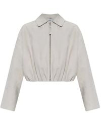 Loewe - Giacca Crop Con Zip - Lyst