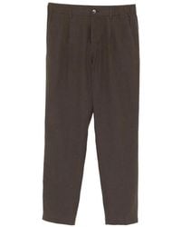 Herno - Elasticated-Waistband Tailored Trousers - Lyst