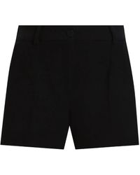 Dolce & Gabbana - Wool Crêpe Shorts - Lyst