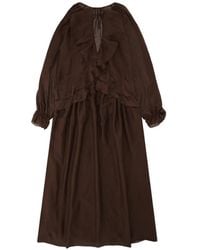 Fortela - Robe Mi-Longue À Volants - Lyst