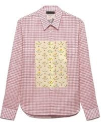 Prada - Camicia in cotone stampato - Lyst