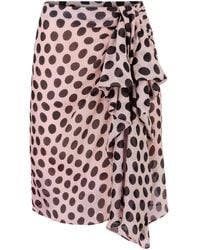 Nina Ricci - Asymmetric Bow Skirt - Lyst