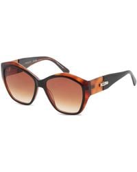 Longchamp - Tortoiseshell-Effect Geometric-Frame Sunglasses - Lyst