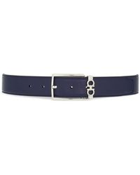 Ferragamo - Gancini-buckle Leather Belt - Lyst