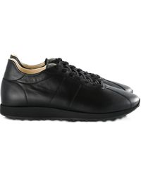 The Row - Leather Lace-Up Sneakers - Lyst
