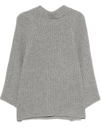 EMERSON RENALDI - Ribbed-Knit Raglan-Sleeve Sweater - Lyst