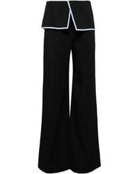 BESFXXK - Check-pattern Straight-leg Trousers - Lyst