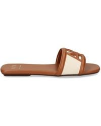 ARMANI EXCHANGE - Logo-Detail Sandals - Lyst