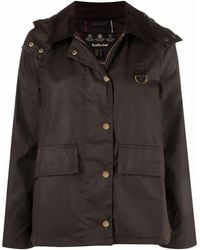 Barbour - Avon Wax-Cotton Hooded Jacket - Lyst