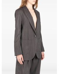 Societe Anonyme - ストライプ シングルジャケット - Lyst