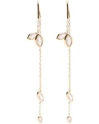 Maria Black - Swift 04 Leaf-Detail Earrings - Lyst