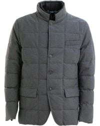 Fay - Check-Pattern Jacket - Lyst