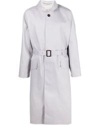 Maison Margiela - Belted Single-Breasted Coat - Lyst