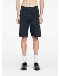 Massimo Osti Studio - Pleated Bermuda Shorts - Lyst