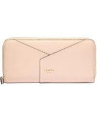 Lancel - Enveloppe Leather Zip-Around Wallet - Lyst