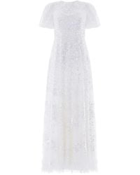 Needle & Thread - Anais Sequin-Embellished Gown - Lyst