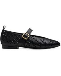 Clarks - Fawna Jane Laser-Cut Ballet Flats - Lyst