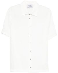 Alpha Studio - Buttoned Short-Sleeve Shirt - Lyst