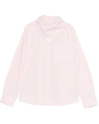 Maje - Chest-Pocket Long-Sleeve Shirt - Lyst