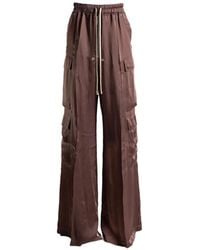 Rick Owens - Tower Belas Drawstring-Waist Cargo Pants - Lyst