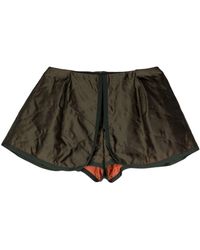 Sacai - Pantalones cortos acolchados a capas - Lyst