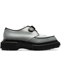 Adieu - Buckle Wingtip Leather Loafers - Lyst