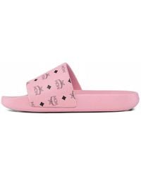 MCM - Claquettes À Imprimé Visetos - Lyst