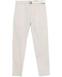 White Sand - Pantalon Court À Taille Ceinturée - Lyst