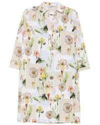 Caliban - Floral-Print Mini Dress - Lyst