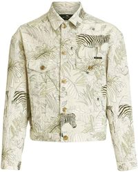 Etro - Zebra-print Shirt Jacket - Lyst