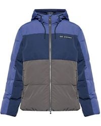 EA7 - Jack Met Colourblocking En Capuchon - Lyst