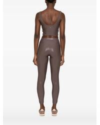 MACRON - O.N.E. Cropped V-Neck Top - Lyst