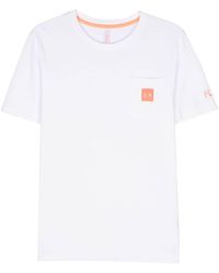 Sun 68 - T-Shirt mit Logo-Patch - Lyst