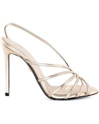 ALEVI - Slingback-Pumps Aus Lackleder 120Mm - Lyst