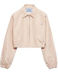 Prada - Veste Blouson Faille - Lyst