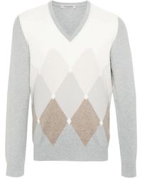 Fileria - Maglione A Rombi - Lyst