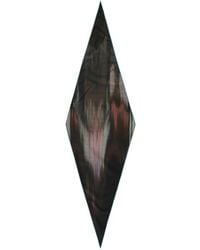 ZEGNA - Diamond-Shaped Pleated Scarf - Lyst