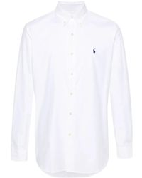 Polo Ralph Lauren - Stretch-Cotton Poplin Shirt With Signature - Lyst