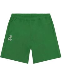 Aape By A Bathing Ape - Logo-Print Drawstring Shorts - Lyst