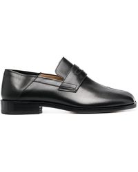 Maison Margiela - Tabi Leather Loafers - Lyst